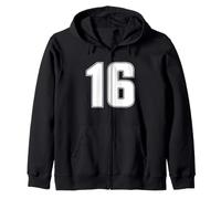 Maillot de l'équipe de Sport numéro 16 Seize Ans Doux 2016 Sweat à Capuche