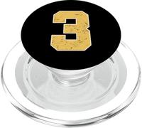 Maillot de l'équipe de Sport Universitaire numéro 3 Ans 3e Anniversaire PopSockets PopGrip pour MagSafe