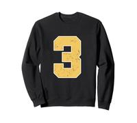 Maillot de l'équipe de Sport Universitaire numéro 3 Ans 3e Anniversaire Sweatshirt