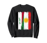 Maillot de l'héritage kurde irakien Demi-Drapeau du Kurdistan irakien Sweatshirt