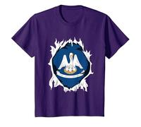 Maillot de Louisiane ou Cajun - Cadeau de l'État du Pays de la Maison T-Shirt, Enfant, Violet, 2 Ans