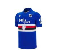 Maillot De Match Domicile Adulte U.C. Sampdoria (FR/ES, Alpha/Lettres, M, Taille Normale, Taille Normale, Bleu)