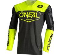 Maillot de motocross Oneal Mayhem Hexx V.22, gris/bleu, L