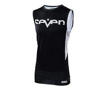 Maillot De Mx Sans Manche Seven Mx 2018 Zero Staple Noir (Xl , Noir)