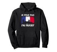 Maillot de Rugby Je Peux Pas J'Ai pour Joueur de Rugby français Sweat à Capuche