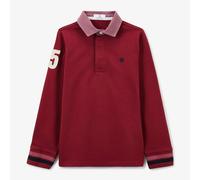 Maillot de rugby look garçon rouge bordeaux 8A