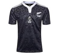Maillot de Rugby, T-Shirt de Rugby Maori de Nouvelle-Zélande du 100e Anniversaire, Maillot de Football(M)