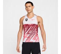 Maillot de running Dri-FIT ADV Nike AeroSwift BTC pour homme Blanc/Team Red/Bright Crimson M