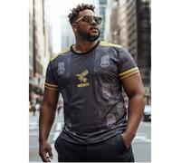Maillot de soccer du Mexique pour hommes - Chemise d'entraînement respirante et séchage rapide avec graphiques du dieu maya et "MEXIQUE" - T-shirt de sport léger, convient pour le soccer, la fitness 1