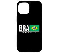 Maillot de Sport avec Drapeau du Brésil Coque pour iPhone 15