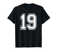 Maillot de Sport d'anniversaire numéro 19 T-Shirt
