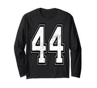 Maillot de Sport en Jersey Vieilli numéro 44 Manche Longue