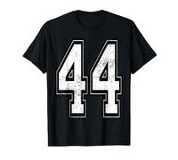 Maillot de Sport en Jersey Vieilli numéro 44 T-Shirt Graphique avec Valeur