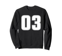 Maillot de Sport numéro 03 zéro 3 Ans 2003 août Sweatshirt