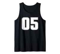 Maillot de Sport numéro 05 zéro Cinq années 2005# 05 Avant et arrière Débardeur