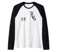 Maillot de Sport numéro 14 du Pape Léon XIV de Chicago Manche Raglan