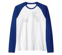 Maillot de sport numéro 14 du pape Léon XIV de Chicago vieilli Manche Raglan