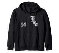 Maillot de sport numéro 14 du pape Léon XIV de Chicago vieilli Sweat à Capuche