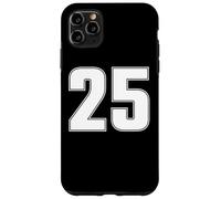 Maillot de Sport numéro 25 Vingt-Cinq Ans #25 à l'avant et à l'arrière Coque pour iPhone 11 Pro Max