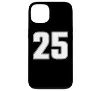 Maillot de Sport numéro 25 Vingt-Cinq Ans #25 à l'avant et à l'arrière Coque pour iPhone 13