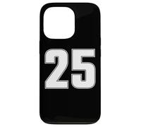 Maillot de Sport numéro 25 Vingt-Cinq Ans #25 à l'avant et à l'arrière Coque pour iPhone 13 Pro