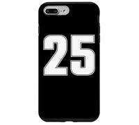 Maillot de Sport numéro 25 Vingt-Cinq Ans #25 à l'avant et à l'arrière Coque pour iPhone 7 Plus/8 Plus