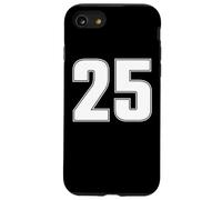 Maillot de Sport numéro 25 Vingt-Cinq Ans #25 à l'avant et à l'arrière Coque pour iPhone SE (2020) / 7/8