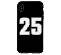 Maillot de Sport numéro 25 Vingt-Cinq Ans #25 à l'avant et à l'arrière Coque pour iPhone XS Max