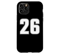 Maillot de Sport numéro 26 Vingt Six Ans #26 Devant et Dos Coque pour iPhone 11 Pro