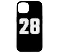 Maillot de Sport numéro 28 Vingt-Huit Ans Avant et arrière Coque pour iPhone 13