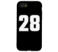Maillot de Sport numéro 28 Vingt-Huit Ans Avant et arrière Coque pour iPhone SE (2020) / 7/8