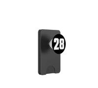 Maillot de Sport numéro 28 Vingt-Huit Ans Avant et arrière PopSockets PopWallet pour MagSafe