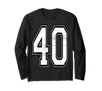 Maillot de Sport numéro 40 Vieilli Manche Longue