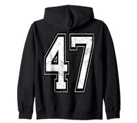 Maillot de Sport numéro 47 Vieilli Sweat à Capuche