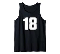 Maillot de Sport pour Adolescent numéro 18 dix-Huit Ans 2018 Débardeur