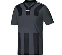 Maillot de Sports Manches Courtes pour Enfant, Taille 164, Anthracite/Noir