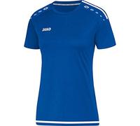 Maillot de Sports Manches Courtes pour Femme, Taille 36, Royal/Blanc