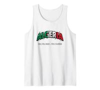 Maillot de Supporter Algérie One Two Three Viva L Algérie 2026 Débardeur