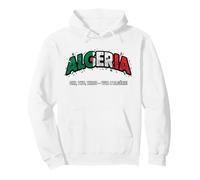 Maillot de Supporter Algérie One Two Three Viva L Algérie 2026 Sweat à Capuche