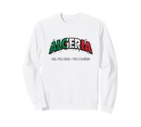 Maillot de Supporter Algérie One Two Three Viva L Algérie 2026 Sweatshirt