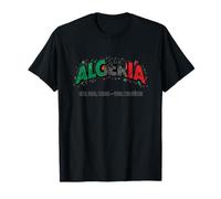 Maillot de Supporter Algérie One Two Three Viva L Algérie 2026 T-Shirt