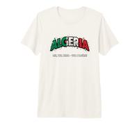 Maillot de Supporter Algérie One Two Three Viva L Algérie 2026 T-Shirt Haut de Gamme