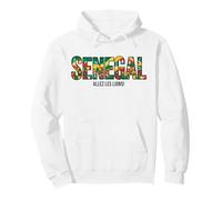 Maillot de Supporter de Football 2026 Sénégal Allez Les Lions Sweat à Capuche