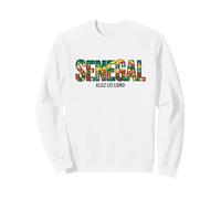 Maillot de Supporter de Football 2026 Sénégal Allez Les Lions Sweatshirt