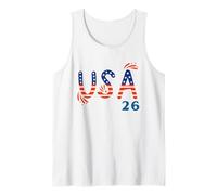 Maillot de Supporter de Football 2026 USA 26 Supporters américains Débardeur