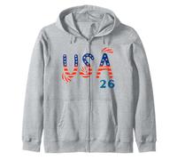 Maillot de Supporter de Football 2026 USA 26 Supporters américains Sweat à Capuche