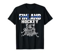 Maillot de supporter de l'équipe de hockey sur glace Finlande T-Shirt