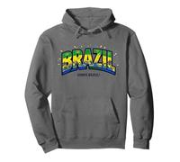 Maillot de Supporter du Brésil Vamos Brasil 2026 Sweat à Capuche