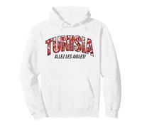 Maillot de Supporter Tunisie 2026 Allez Les Aigles Sweat à Capuche