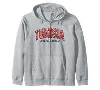Maillot de Supporter Tunisie 2026 Allez Les Aigles Sweat à Capuche